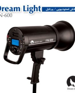 فلاش دریم لایت مدل FN-600 با قابلیت کار بابرق و باطری