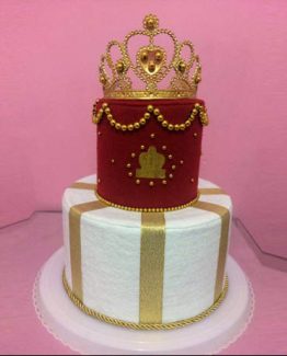 دکورکیک دو طبقه تاج